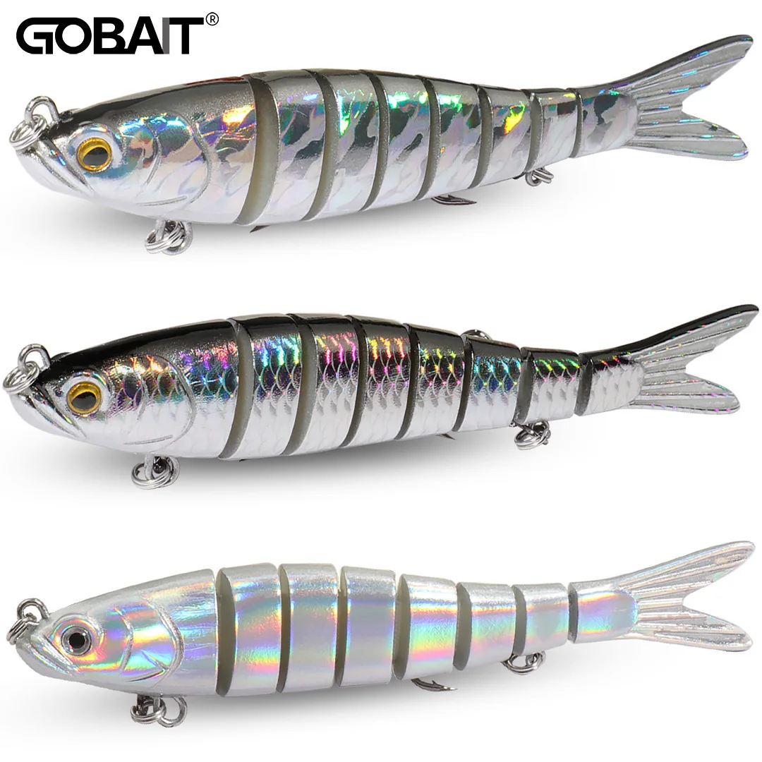 3 Stück Swimbait 11g 16g 27g Gelenk köder 3d Auge Laser bunte bionische Pesca Bass Drillinge Karpfen Angel gerät sinkenden Bleistift köder – Detail 9