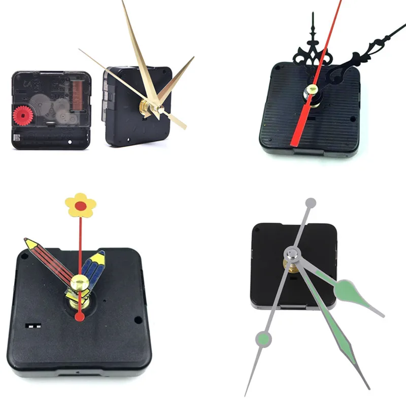 1 Set Silent Clock Quartz Movement Clock with Alarm Mechanism DIY Repair Parts