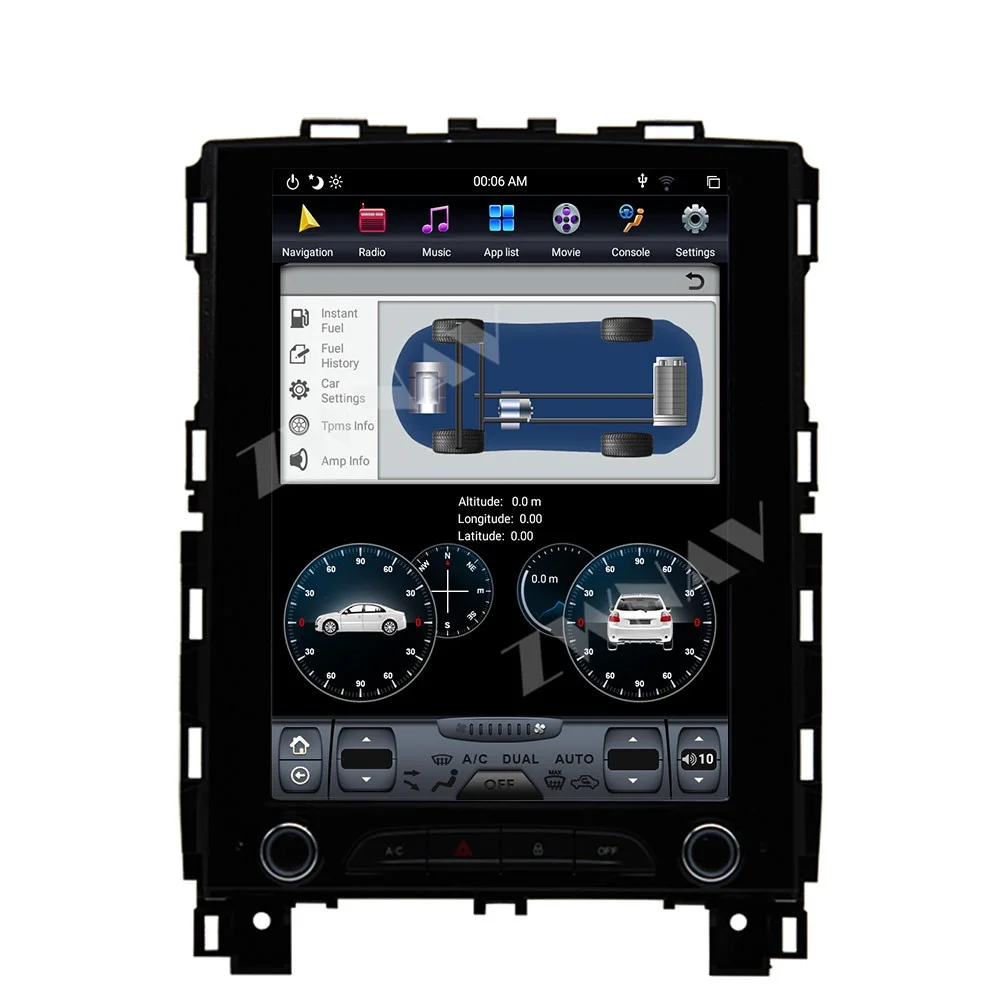 

PX6 Android 9.0 4GB Tesla Style Car GPS Navigation For Renault Koleos/Megane4 Multimedia Player Radio Tape Recorder Headunit DSP