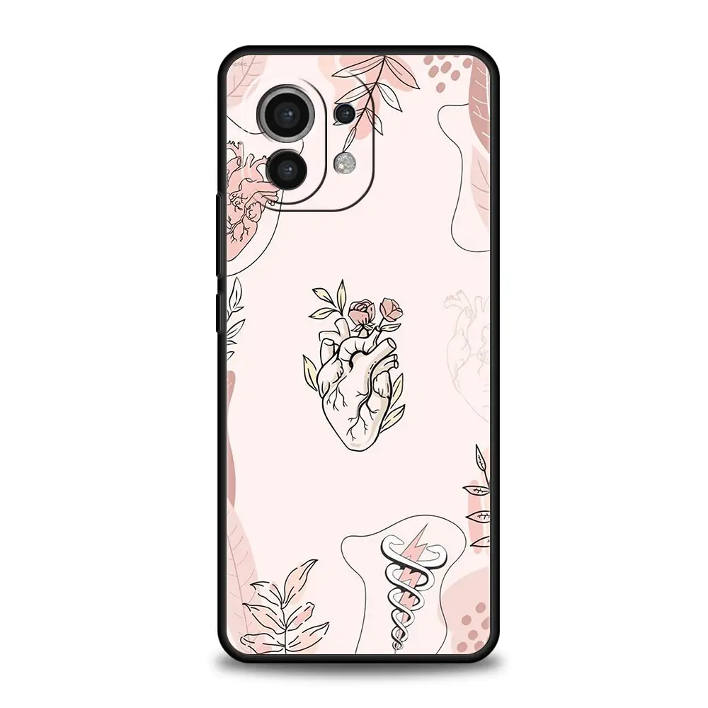 Medical-Themed Soft Phone Case for Healthcare Professionals