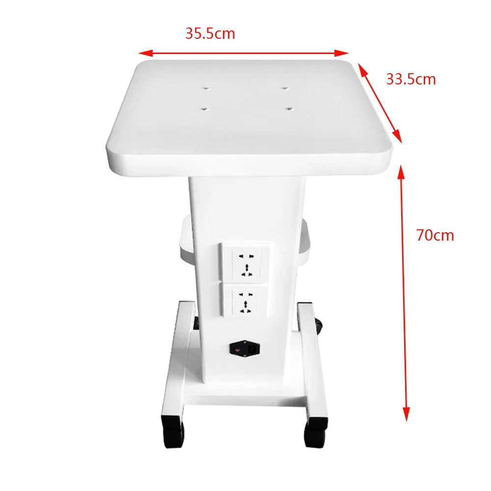 Beauty Instruments Cart Hairdressing Multi Purpose Table Work Station Rolling Utility Cart Max Load 40 KG