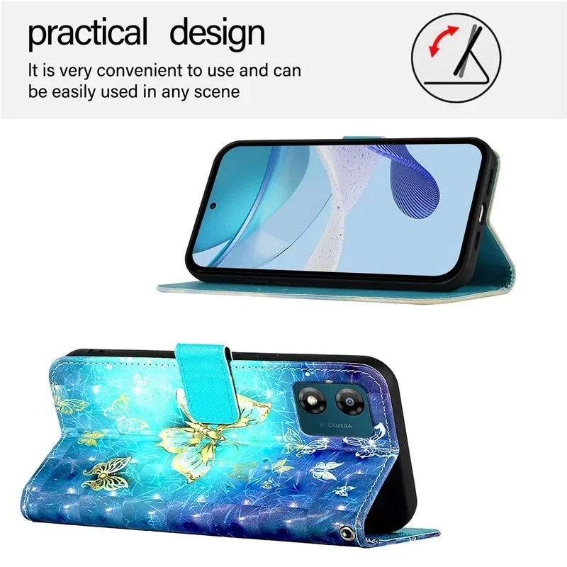 Elegant Painted Flip Leather Phone Case,  Series
