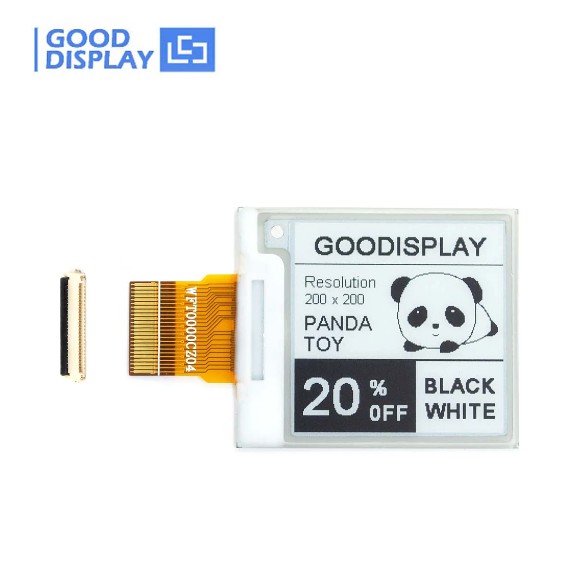 

1,54 ''Epaper 200x200 SPI дешевый дисплей E-ink, GDEW0154T11