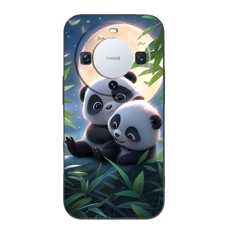 Cartoon schöne Panda Handy hülle Abdeckung für Huawei Mate 60 Pro P50 P40 P30 P20 P10 P Smart Y6 Y7 Y9 plus Silikon Fundas Shell Tasche – Detail 7