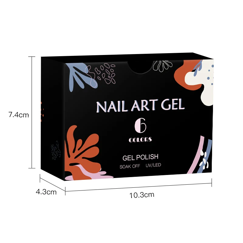 MSRUIOO 8ml Sparkly Rose Red Pink Gel Nail Polish Nail Supplies Vernis Semi Permanent Nail Art Varnish Manicure Soak Off UV Gel 6