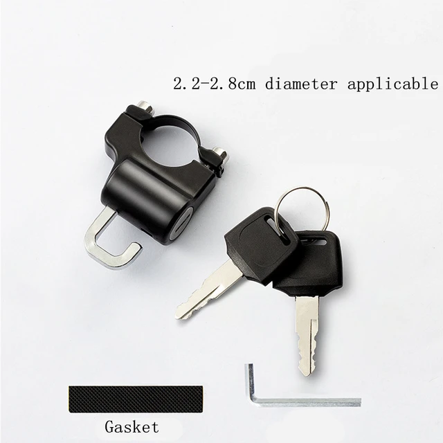 Multifunktionale Motorrad Helm Schloss Universal Motorrad Helm Lock  Anti-diebstahl Helm Sicherheit Lock Metall Schwarz - AliExpress