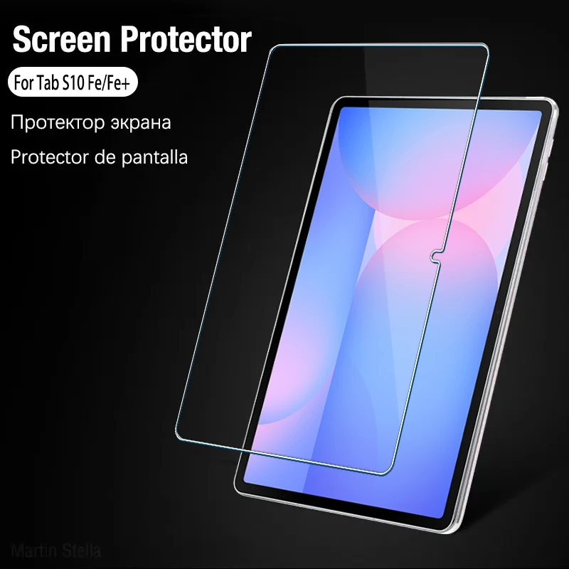 For Samsung Galaxy Tab S10 Fe Plus Tempered Glass Screen Protector On samsung galaxy tab s10 fe fe+ plus 2025 9H Film
