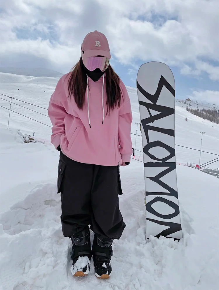 Fashion Pink Ski Hoodie