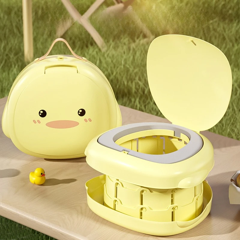 Foldable Portable Potty for Kids -Travel Potty for Boys and Girls Portable Urinal for Children Car Seat Potty for Babies