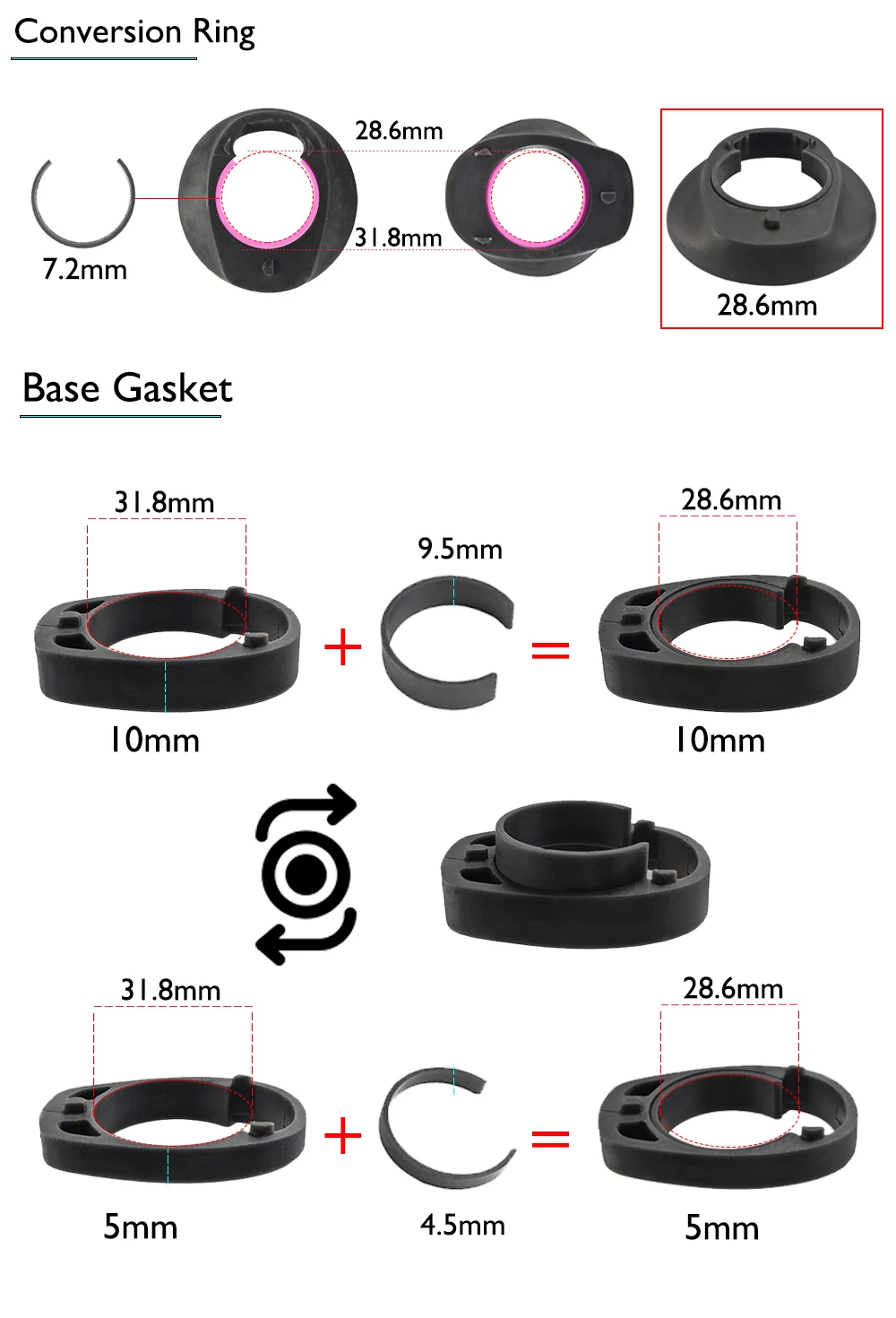 DARIMO IX4 Vollcarbon-Vorbau, geeignet für Road/x-cross/MTB, UD matt, 31,8 mm, 6 ° /12 ° /17 °, 60-120 mm, Fahrradzubehör – Detail 27