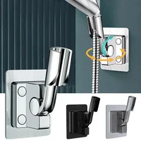 Shower Holder Adjustable Self-Adhesive Shower Head Stand Bracket Punch Free Wall Shower Head Holder Bathroom Accessories 2