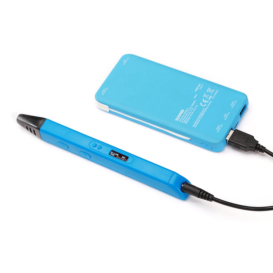 3D Printing Pen 3D Pen RP800A DIY Scribble With OLED Display Generation 3D Drawing for Doodling Art Craft Making and Christmas Presents