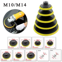 3/4/5/6/7inch Self Adhesive Disc And Drill Rod For Car Paint Care Polishing Pad Flocking Sandpaper Suction Cup Power Tools 1
