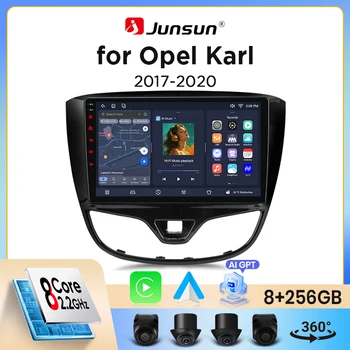 Junsun-reproductor multimedia con Android para coche, autorradio 2 din con CarPlay inalámbrico, RDS, BT, WiFi, Karl para Opel 2017, 2018, 2019, 2020 1