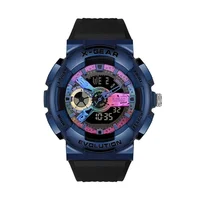 shock resistance Watch GM110 sport electronic unisex watch alloy dial world time full function oak series led
