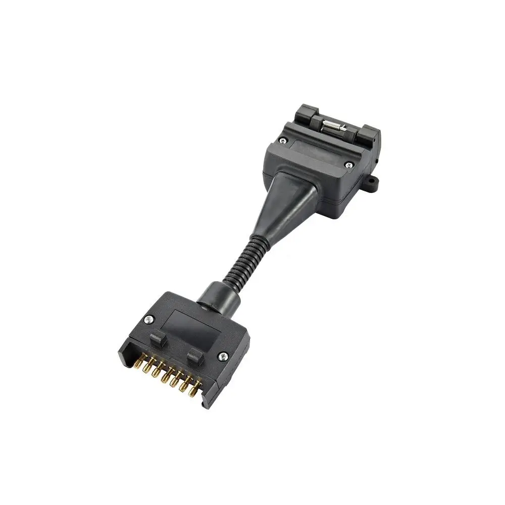 New Portable 7-to-12 Converter Multipurpose Durable Caravan Connector Waterproof Trailer Accessories Trailer Adaptor