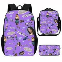 Music O-olivia-R-rodrigos S-sours Child School Backpack, Lunch Bags ,Pencil Bags ,School Bags for Boys Girls Best Gift
