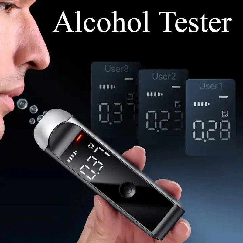 Alcotester Breath Alcohol Tester Digital Detector for Home Car Electronics