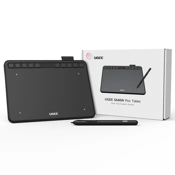 UGEE S1060W Wireless Graphics Tablet 12 Shortcuts Drawing Tablet Pen Tablet 8192 Level for Android phone windows Mac Game OSU