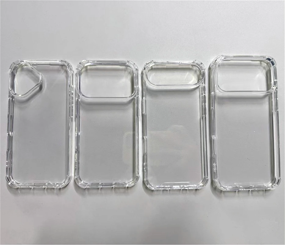 Four-Corner Anti-Drop Clear Shockproof Case - Transparent Hard Cover