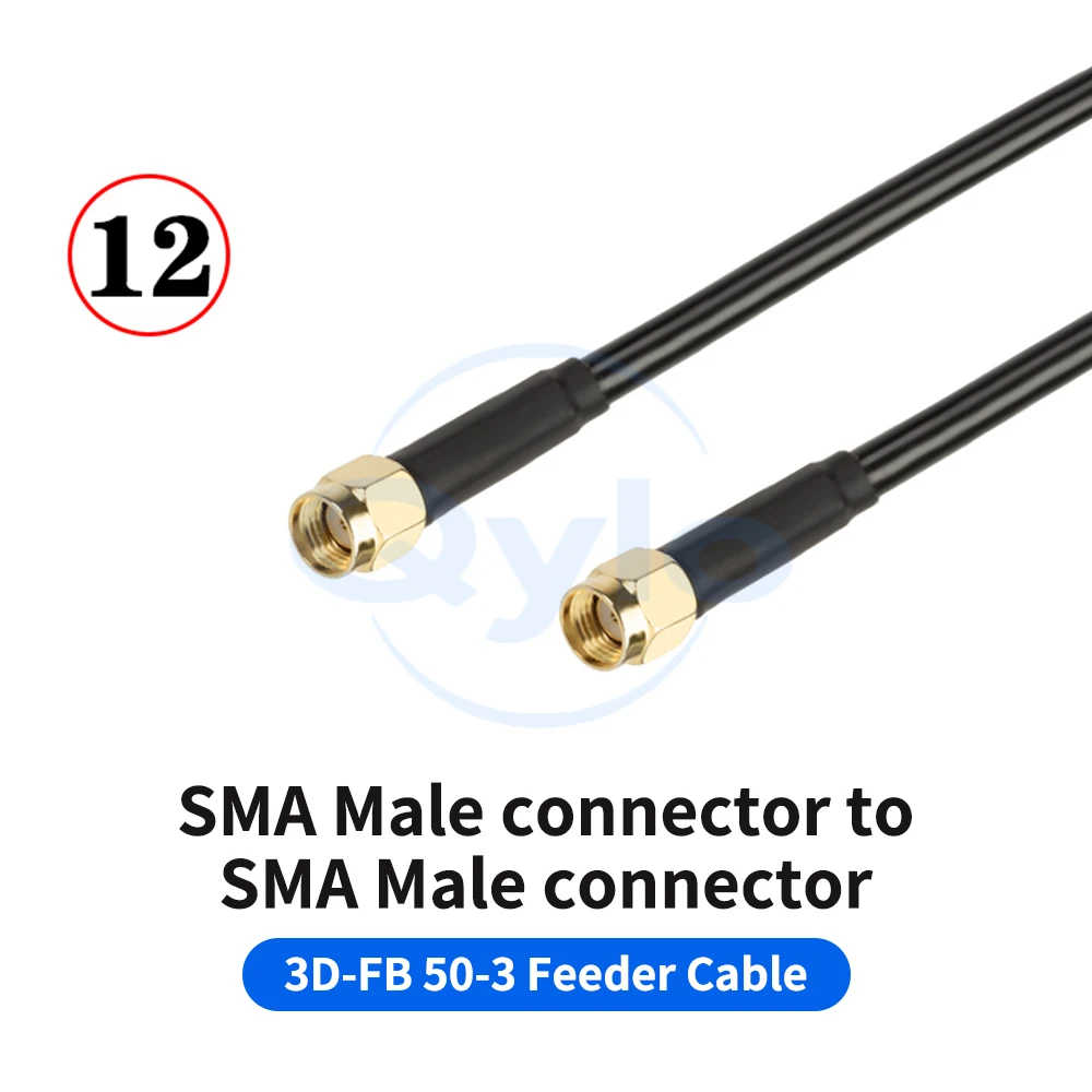 SMA auf BNC Stecker auf Buchse HF-Koaxialkabel 50-3 Verlängerungskabel BNC/SMA auf Radio-Adapterkabel (1 Stück) – Detail 7