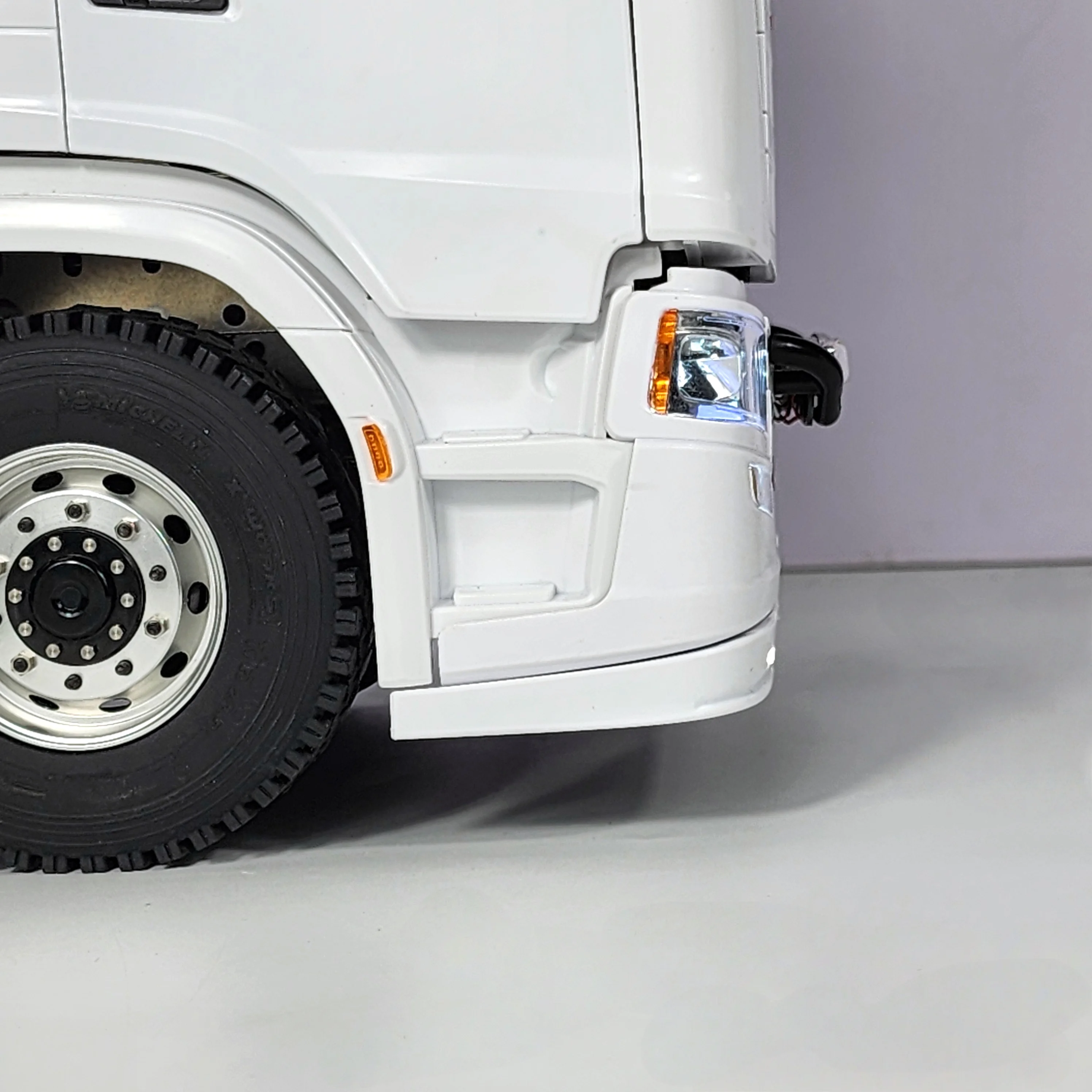 RC Stoßstange Umgebende Lampe Licht Led Simulation Spielzeug Für 1/14 Scania Tamiya RC 770S Fernbedienung Lkw Zubehör DIY Modell – Detail 4