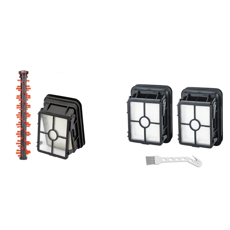 2 Set Vacuum Cleaner Parts 1 Set Hepa Filter Roll Brush & 1 Set 2554A