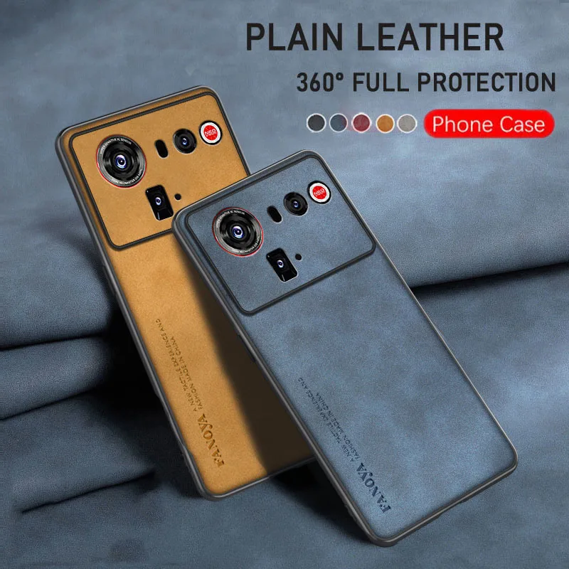 Luxury Leather Anti-Drop and Anti-Slip Protective Case