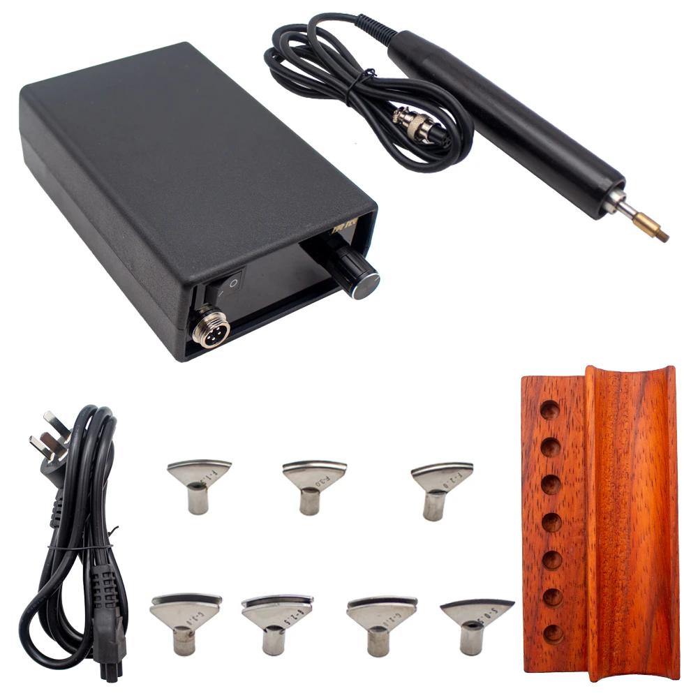 AC 100 240V Leather Electric Heating Press Tool Hand held Leather Trimming Machine Leather Edge