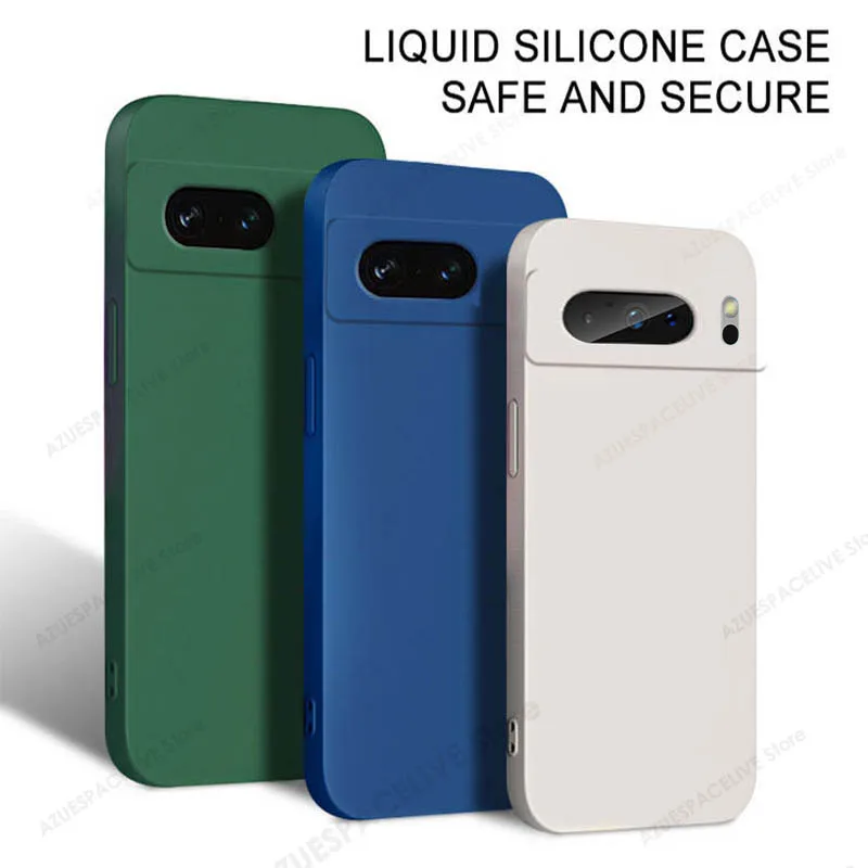 Per Google Pixel 7 Pro 8 Pro Custodia Google Pixel 7 6 Pro 7A 6A Cover Fundas Coque Custodia Morbida In Silicone Liquido Originale Pixel 8 Pro