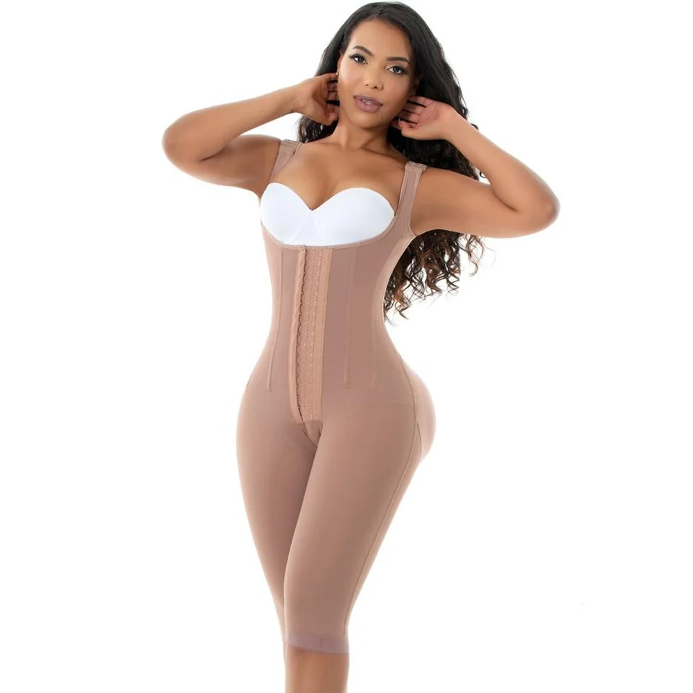 Fajas Colombianas Hourglass Girdle Modeling Girdle for Women Knee length Shapewear High Compression Corset Sexy Body Flat Belly