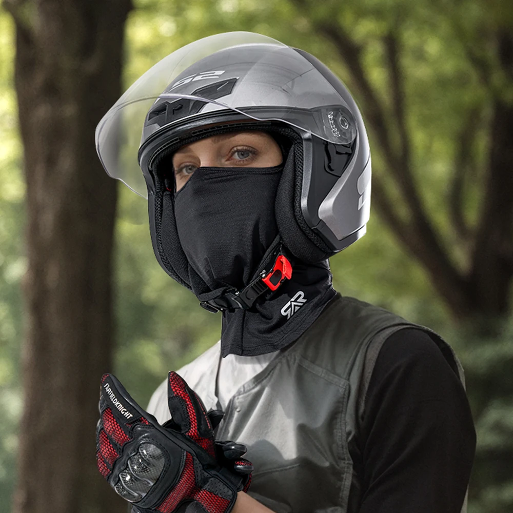 SHINEMEOTH Summer Cycling Balaclava Ice Silk Highly Breathable Sports Cycling Cap Comforts Full Face Mask For Men Women