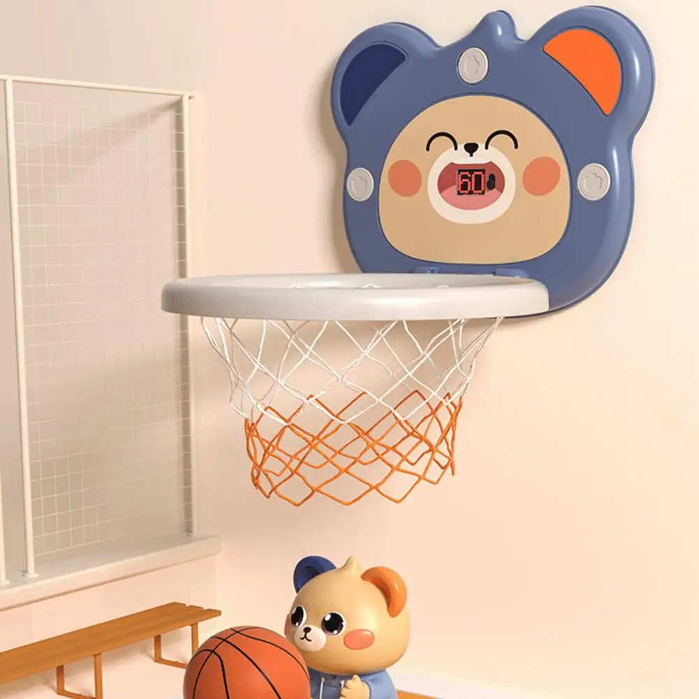 

Jumping Practice Toy for Kids Fun Easy Indoor Mini Basketball Hoop Set Gift for Boys' Birthday Toddlers' Toys Kids' for Kids