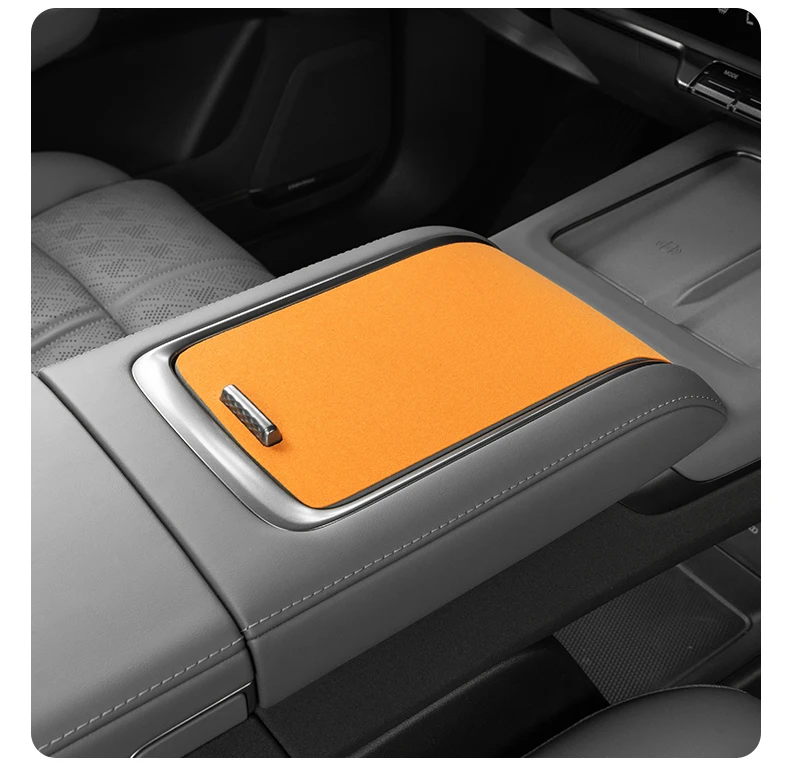 For ZEEKR 7X Suede stickers on the center console panel Scratch-resistant and di