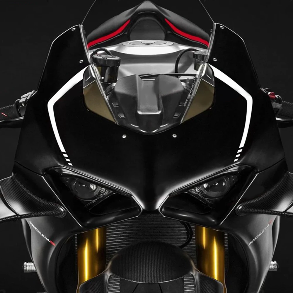 Motorcycle Front Pull Decals Panigale V4 V4S V4S/R Reflective Sticker for DUCATI Panigale V4 V4S V4S/R