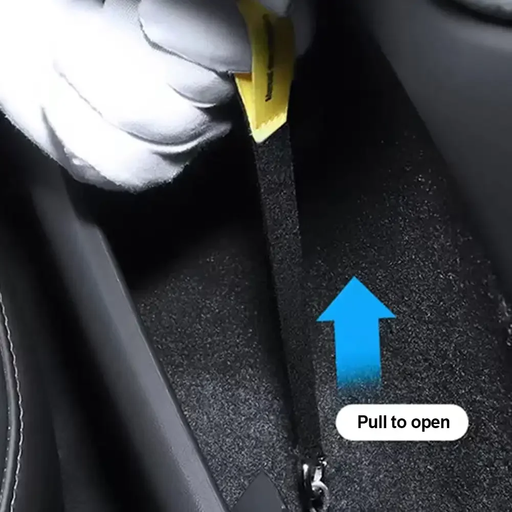 For Tesla Model Y 1Pc Car Rear Door Mechanical Switch Emergencies Safety Pull Rope Handle Door Release Straps Accessories