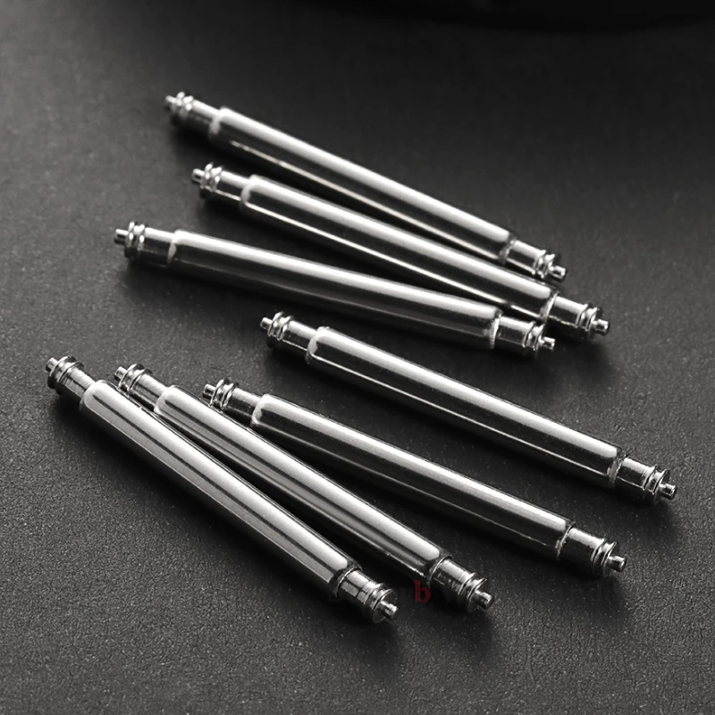 Versatile Metal Steel Spring Bar Set - 20pcs Watch Band Pins for Repair and Adjustment