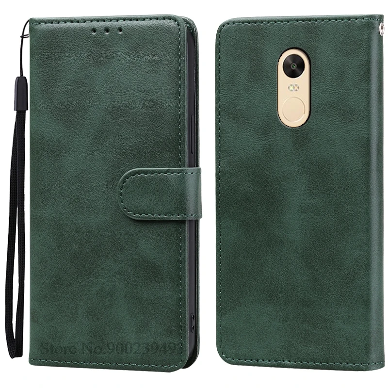 Leather Flip Wallet Case