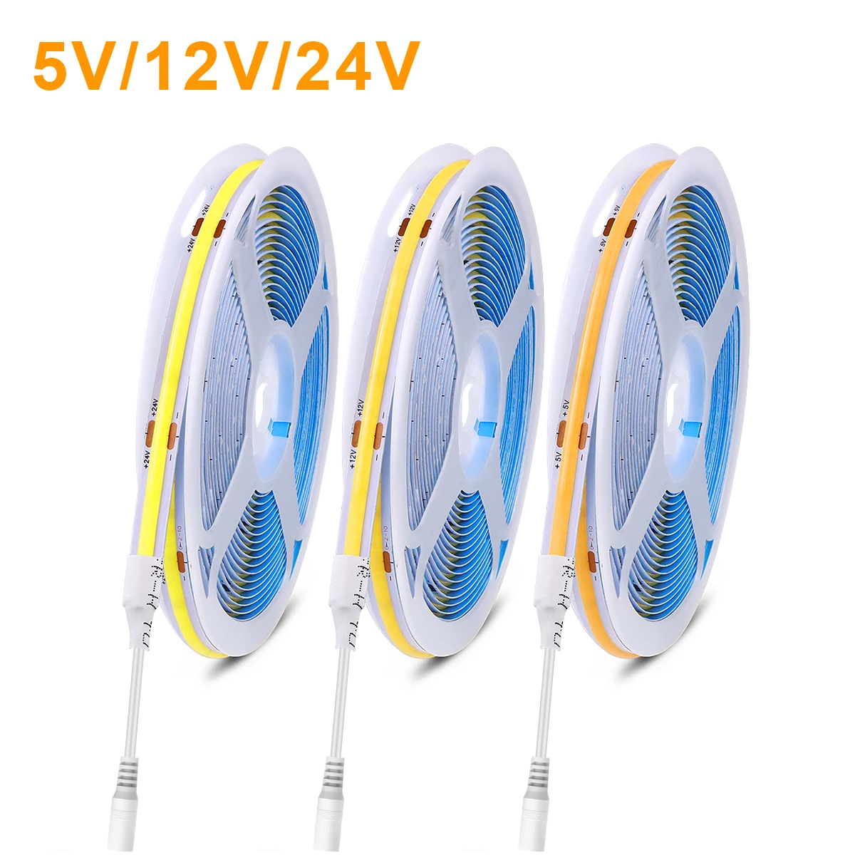 LED strip light led cabinet light under cabinet light cabinet lights led cabinet lights DC24V 12V 5V optional LED light Cob strips 1m 2m 3m 4m 5m 10m under cabinet light for kitchen lighting background decor lamp