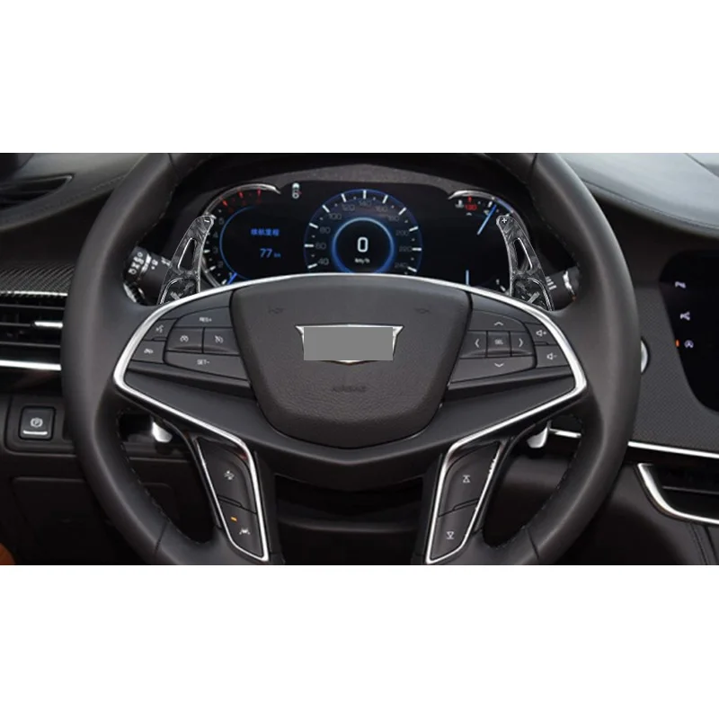 ABS 핸들 시프트 패들 장식 트림, 쉐보레 카마로 2012-15 캐딜락 CT6 XT5 16-19 패들 시프터 자동차 부품