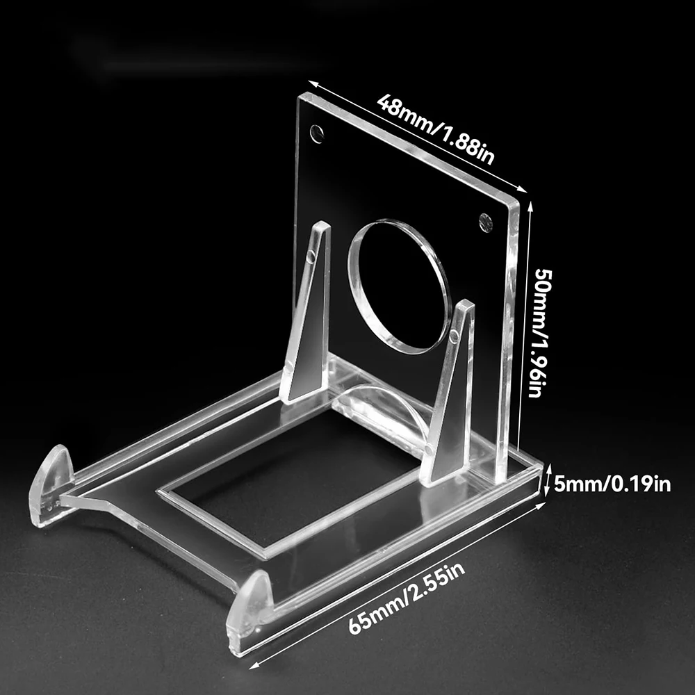 Set of Clear Acrylic Adjustable Display Easels for Home Decor and Events