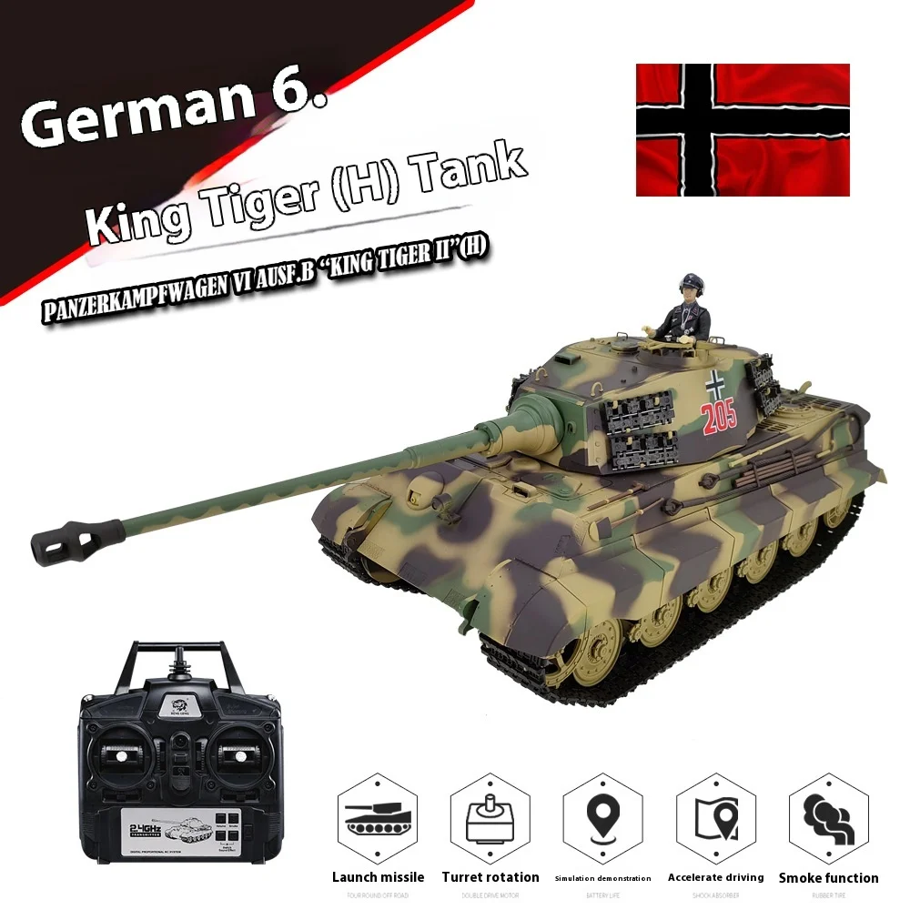 Henglong Dekoration Aufkleber Für König Tiger RC Tank 1:16 - Ersatzteil 3888A
