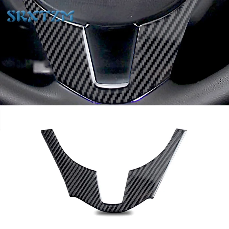 

Для Mazda 3 Axela 2014 2015 2016 отделка панели рулевого колеса из углеродного волокна для салона автомобиля