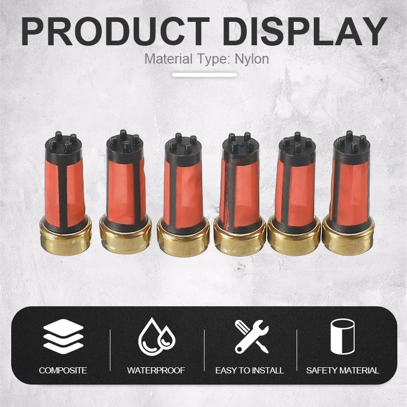 20 Pieces 14*6*3mm Car Petrol Fuel Injector Micro Filter For Mitsubishi Auto Spare Parts Accessories MD619962 diesel injector tube fuel injector cleaner fuel injector removal tool fuel injector seals