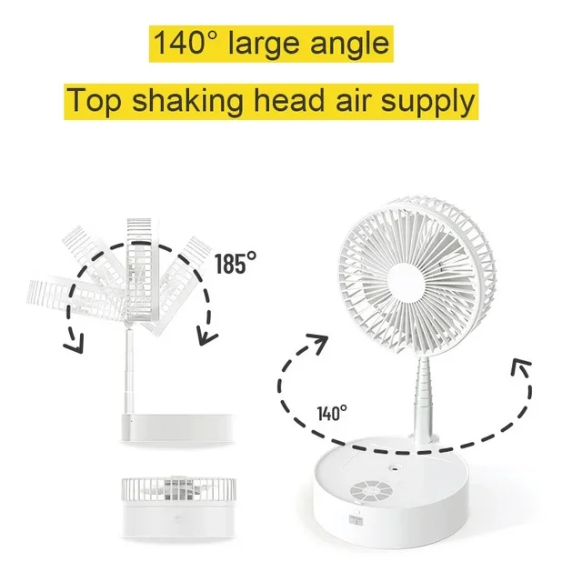 여름철의 시원함과 편안함을 위한 샤오미의 3-in-1 휴대용 선풍기