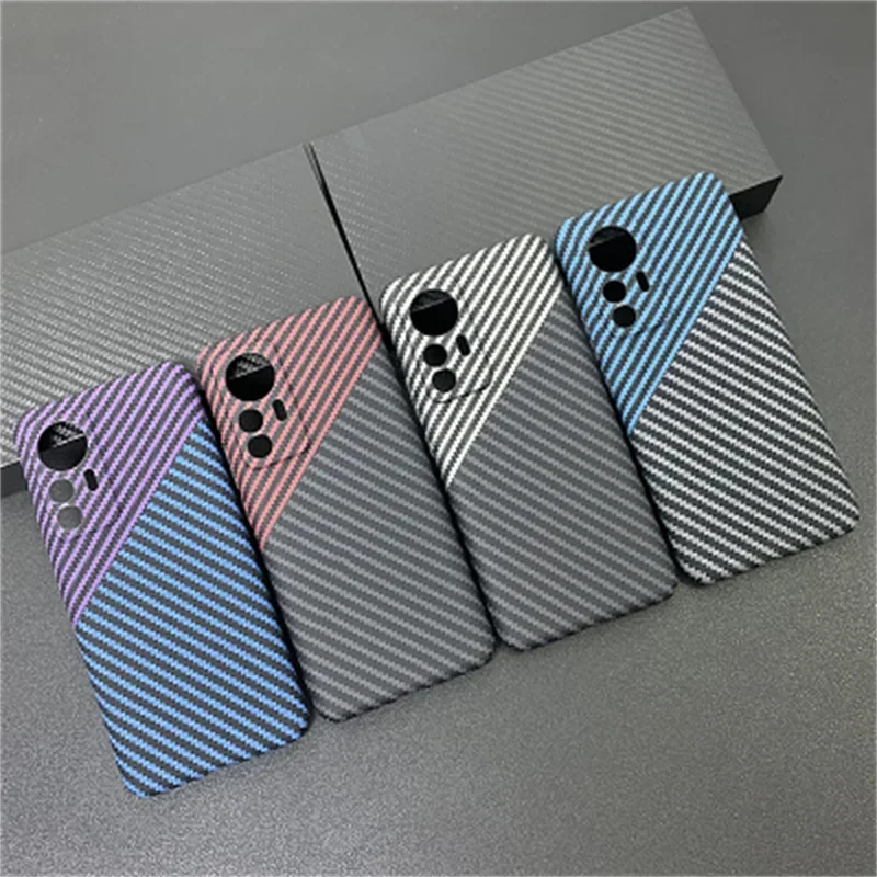 Stylish Slim Shockproof Carbon Fiber Stripe Phone Case Cover