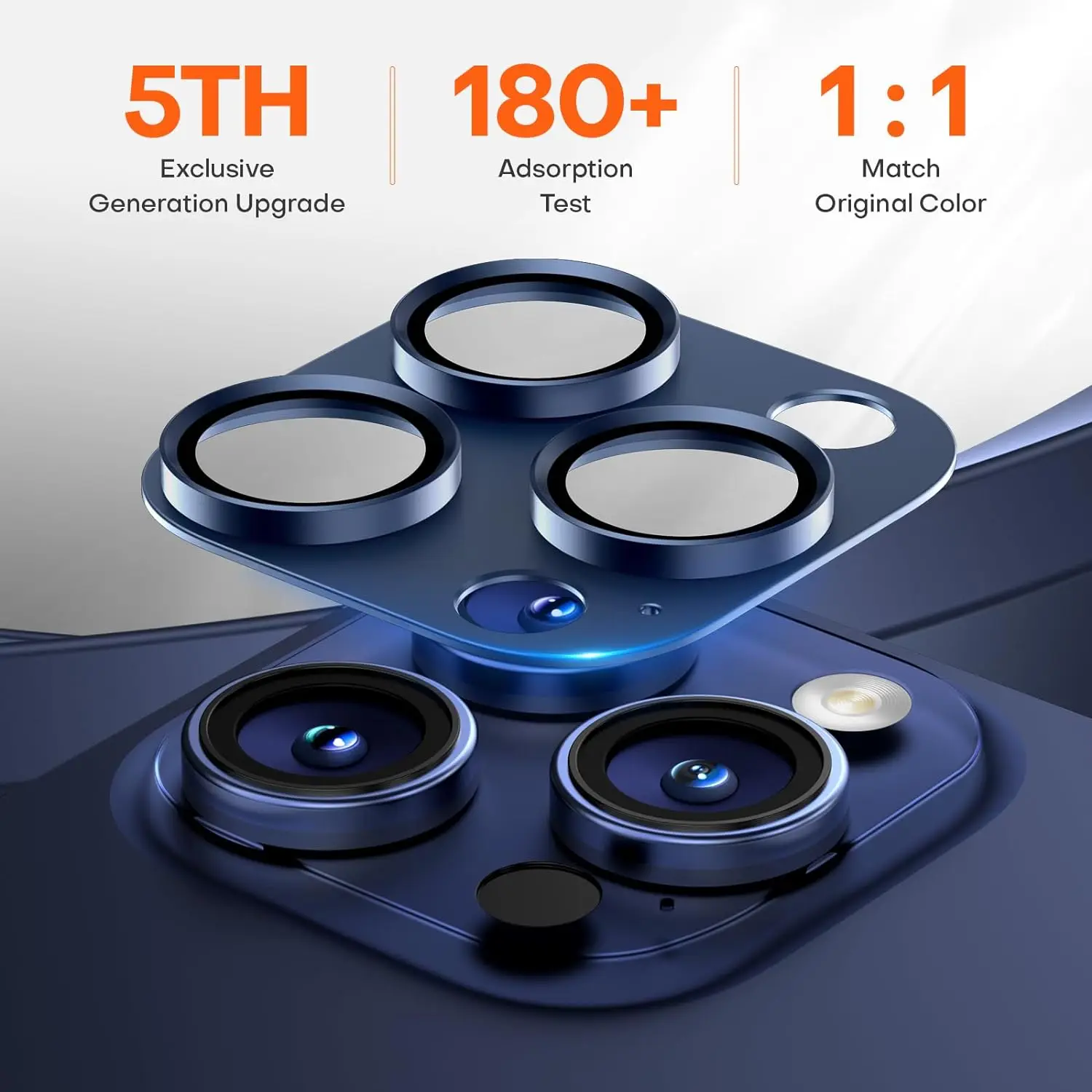 Premium Titanium Camera Lens Protector Cover - Durable Protection