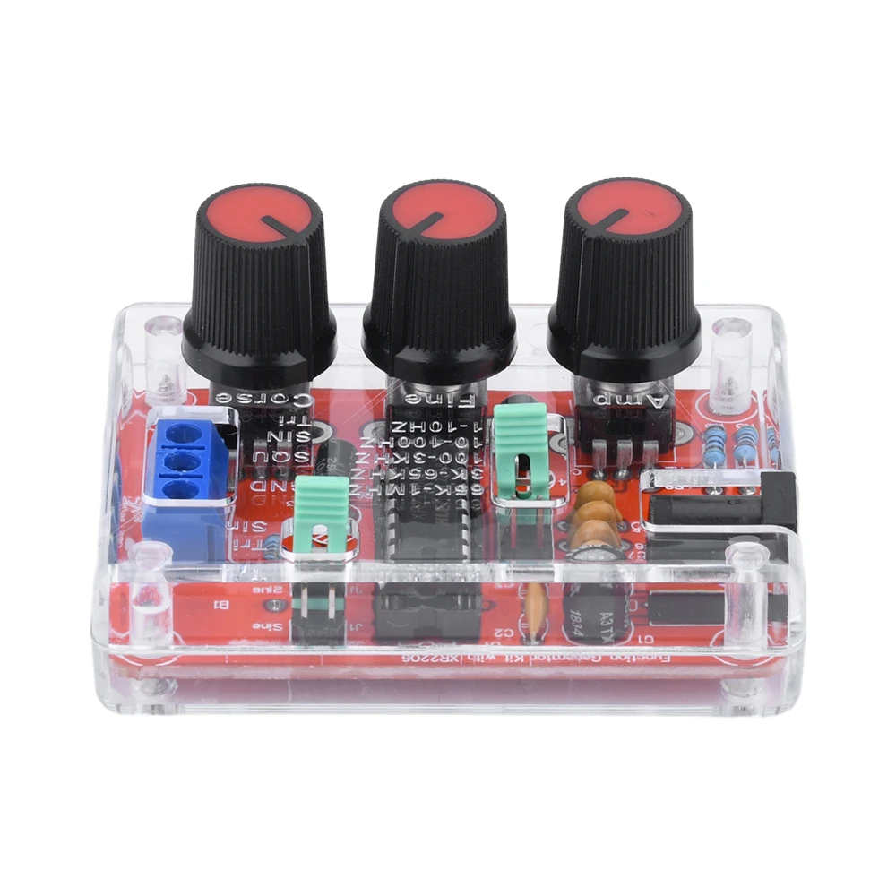 High Precision Adjustable Frequency Function Signal Generator with Sine, Triangle, Square Wave Outputs