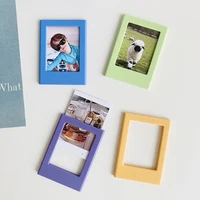 New Magnetic Picture Frames for Refrigerator 3 Inch Fridge Color Photo Frame Magnets Album for Fujifilm Instax Mini Film Papers 6