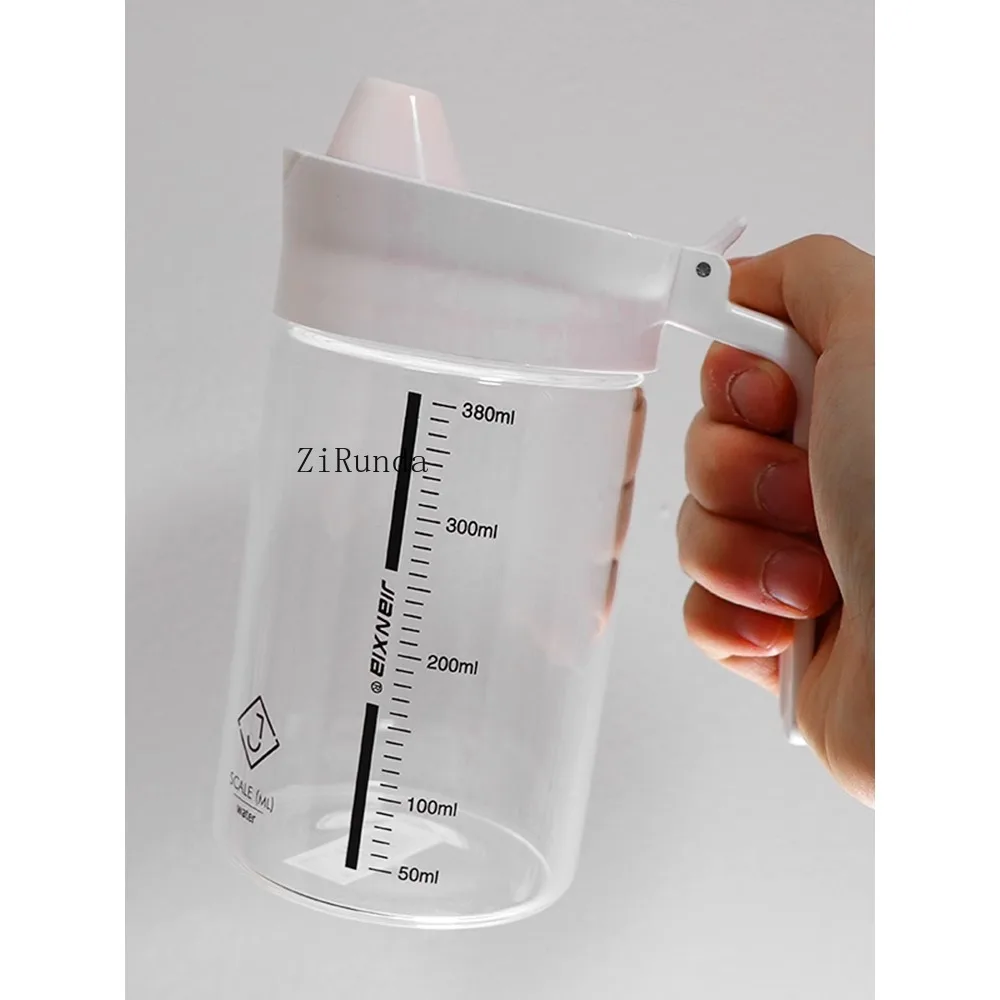 *Kitchen Leak Proof High Borosilicate Glass Oil Pot With Large Diameter And Stainless Steel Dust Cover Seasoning Bottle